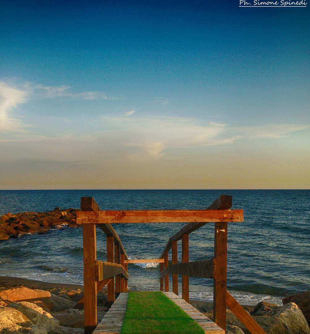 Passeggiata sul mare