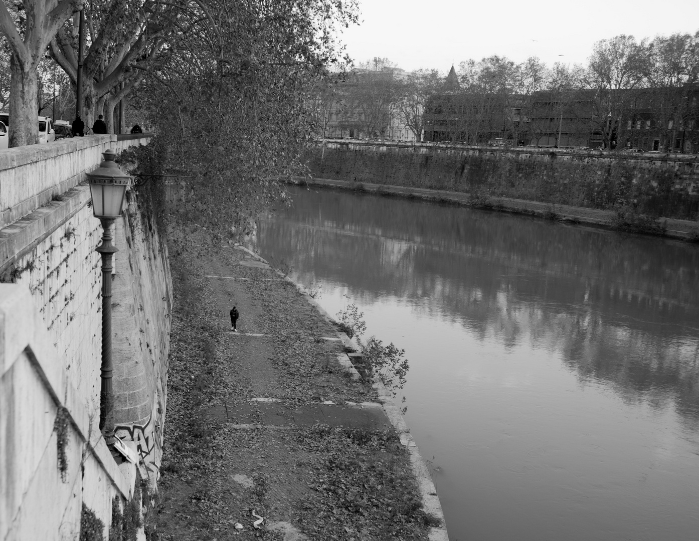 Passeggiata sul Tevere