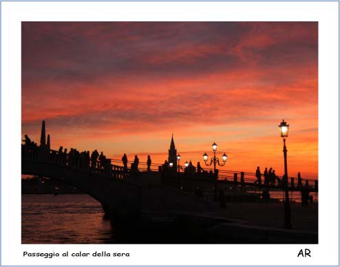 Passeggio al calar della sera