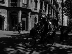 Passeig b&n bicing