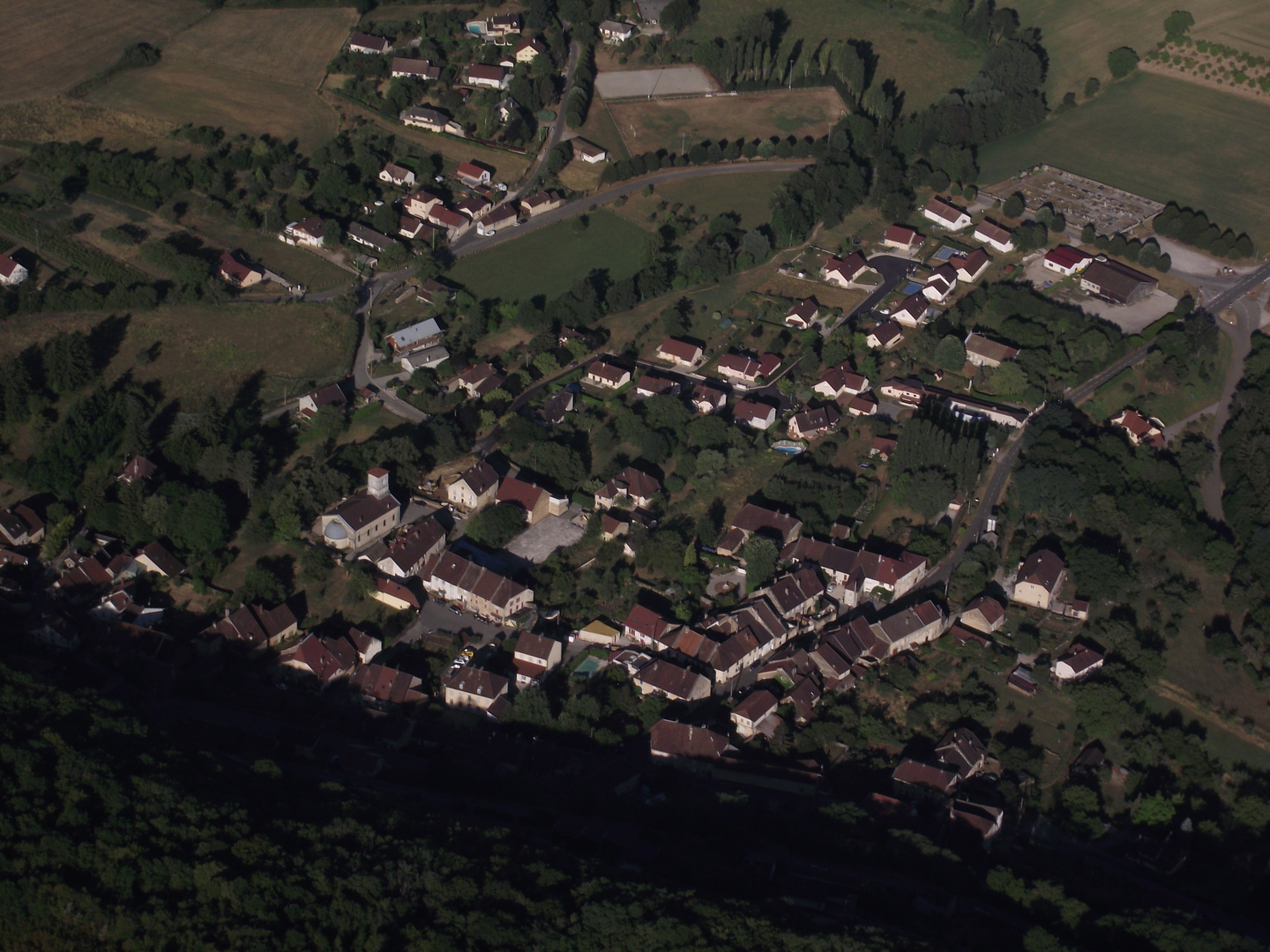 PASSENANS VU DU CIEL