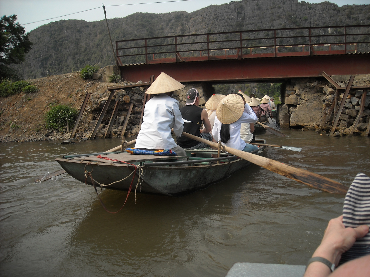 Passenger Boot auf dem Fluss in Vietnam