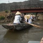 Passenger Boot auf dem Fluss in Vietnam