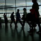 Passengers at London-Heathrow