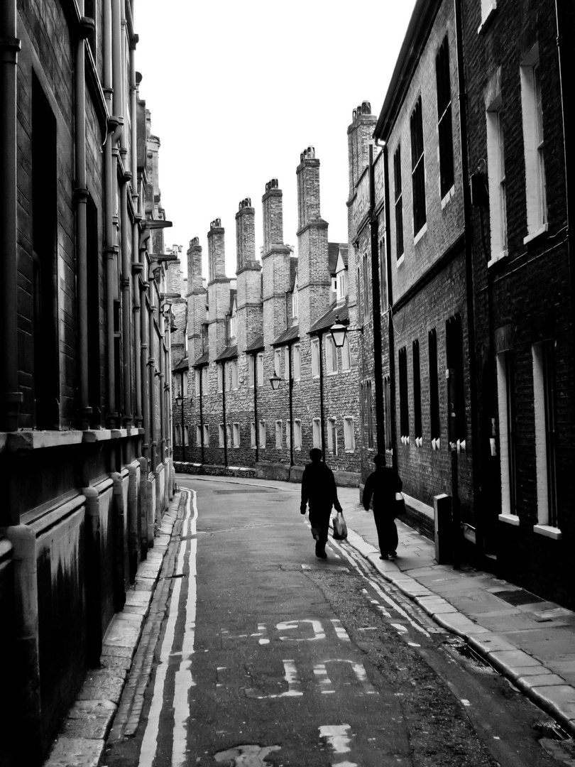 passengers in back alley // Cambridge