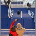 Passengers on the DFDS ferry from North Shields to Amsterdam