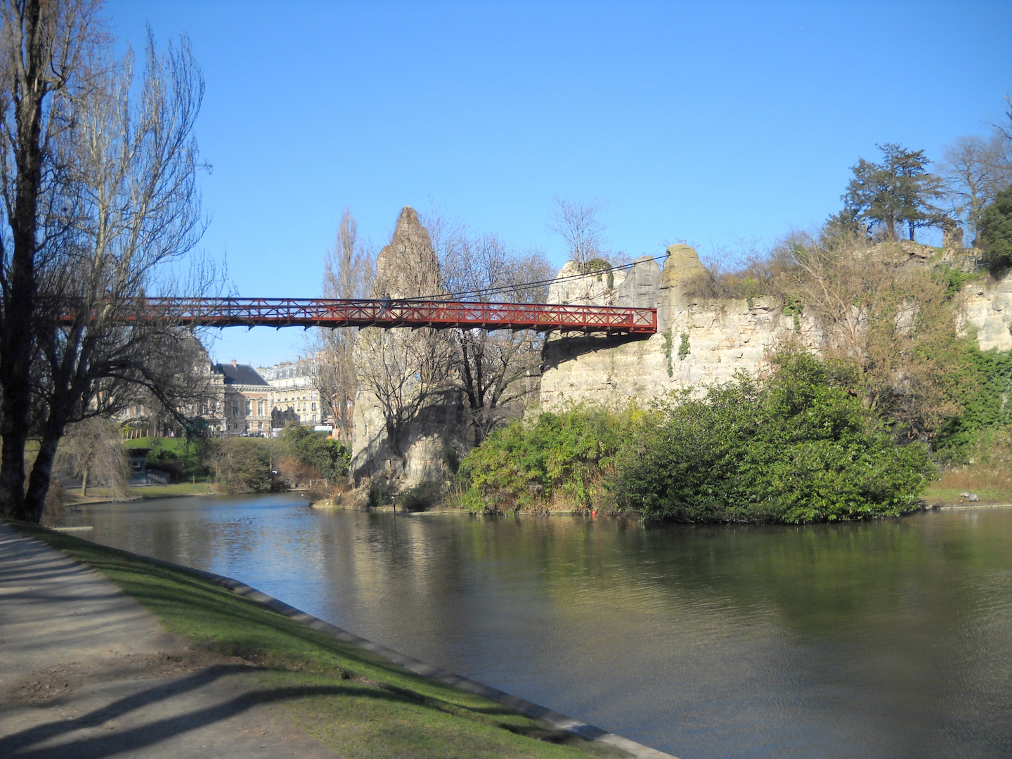 Passerelle au Parc des Buttes Chaumont