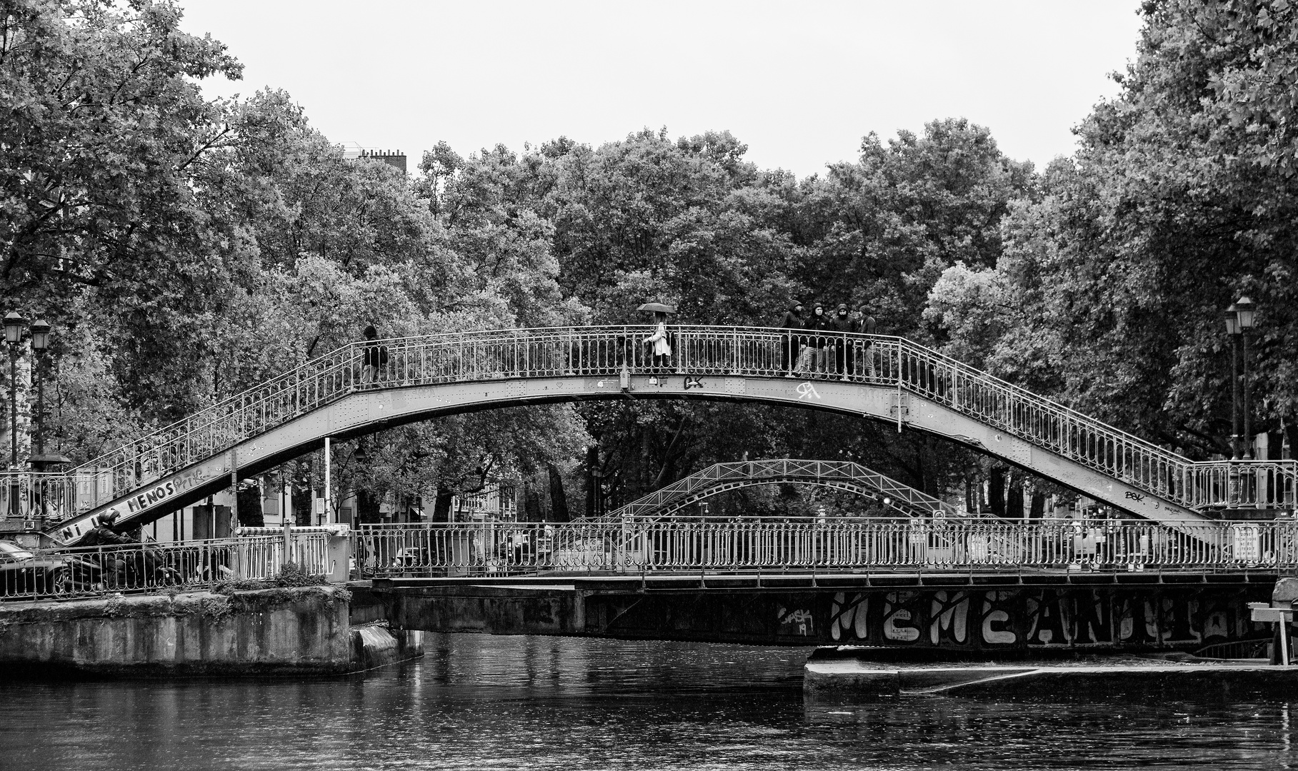 Passerelle canal saint Martin 