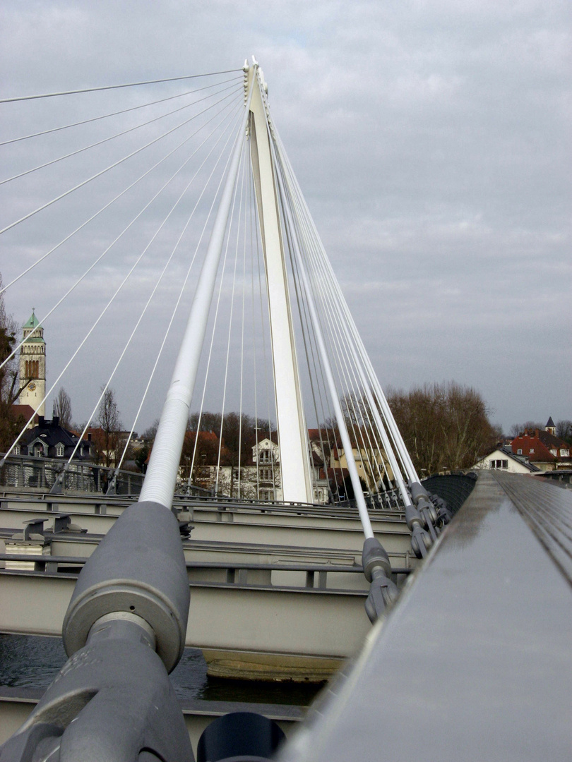 Passerelle des deux Rives Blick auf Kehl Foto & Bild architektur