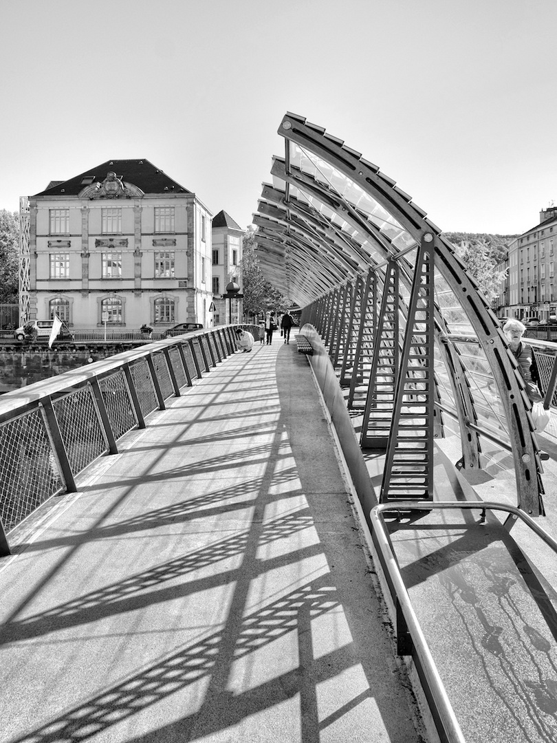 Passerelle sur la Moselle