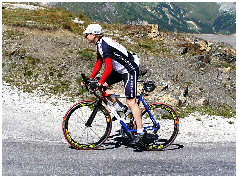 Passfahrt in den französichen Alpen