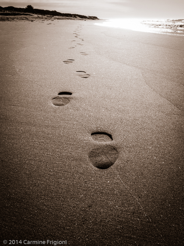Passi nella sabbia