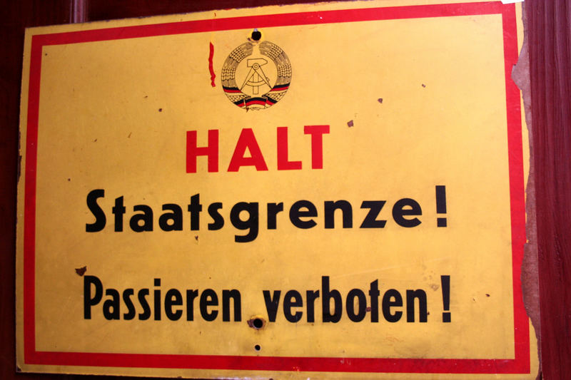 Passieren verboten!