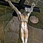 Passion Façade of Sagrada Família, Barcelona, Detail of Christ