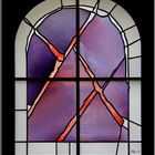 Passions-Fenster von Hubert Spierling in der Hülser Konventskirche