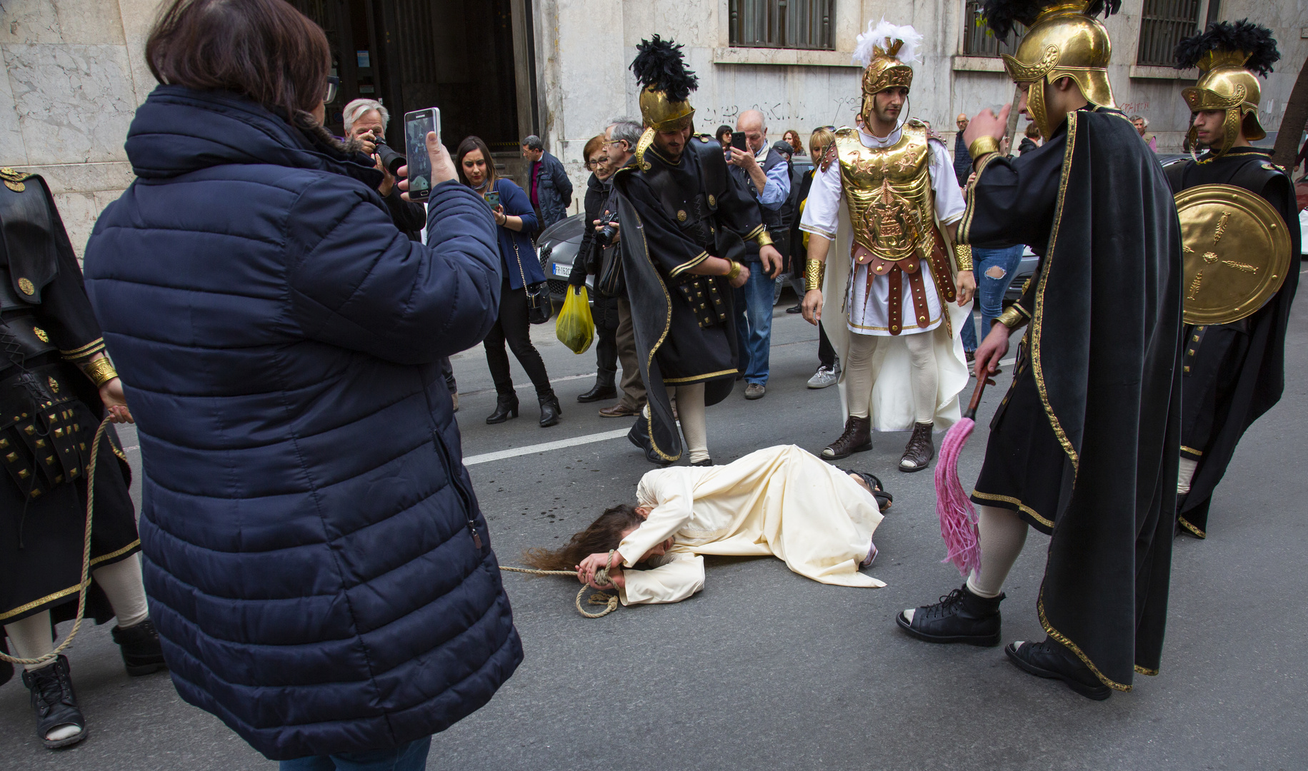 Passionsspiele in Palermo am Gründonnerstag