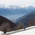 Passo Agueglio, hoch über dem Comer See