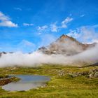 Passo di Gavia 2618m, Lago Bianco, Wolkenstimmung