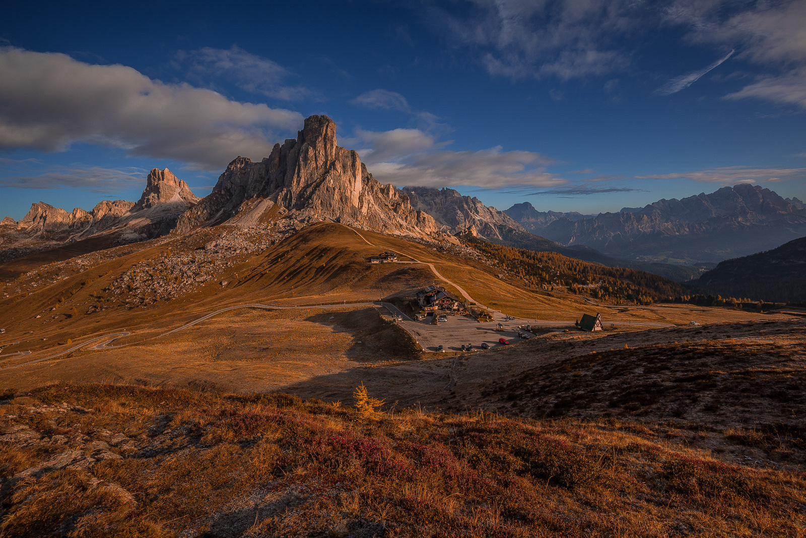 Passo di Giau morgens