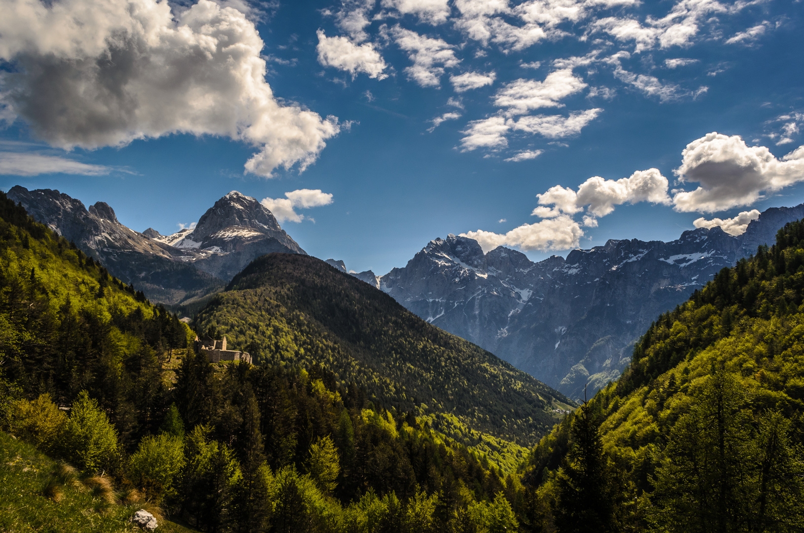 Passo di Predil - mit Blick auf Mangart