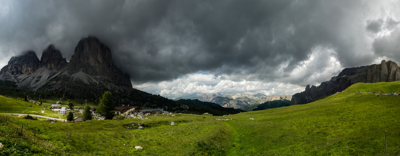 Passo Sella Richtung Wolkenstein