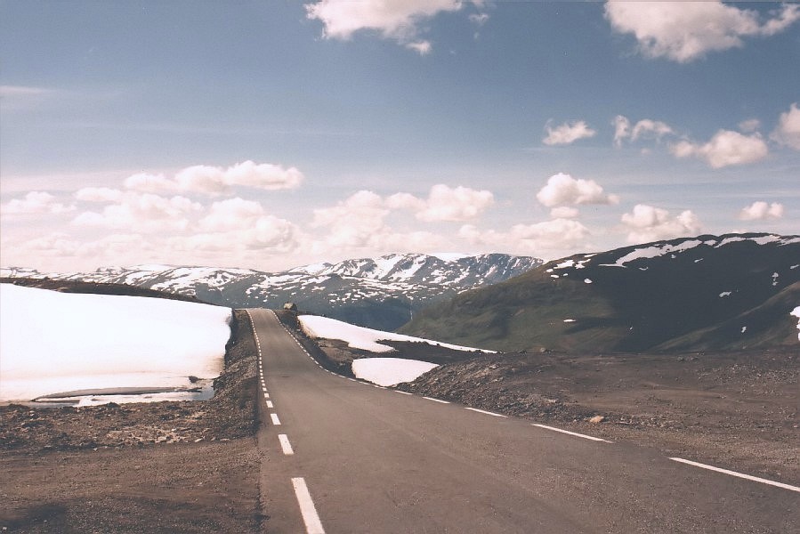 Paßstraße in Norwegen