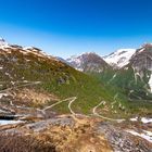 Paßstrasse in Norwegen. Bikers Dream