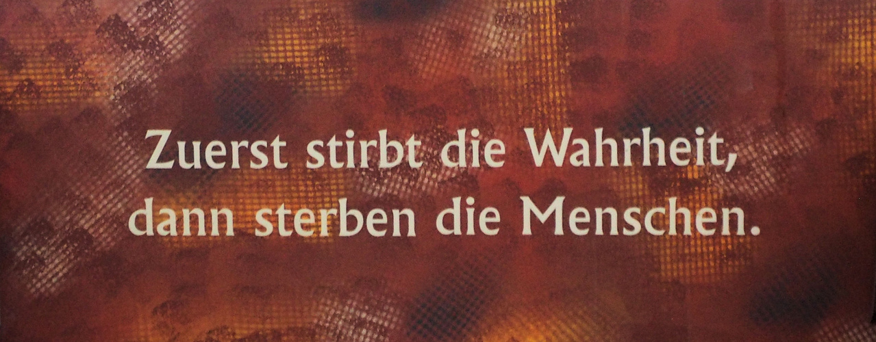 Passt in unsere Zeit… 