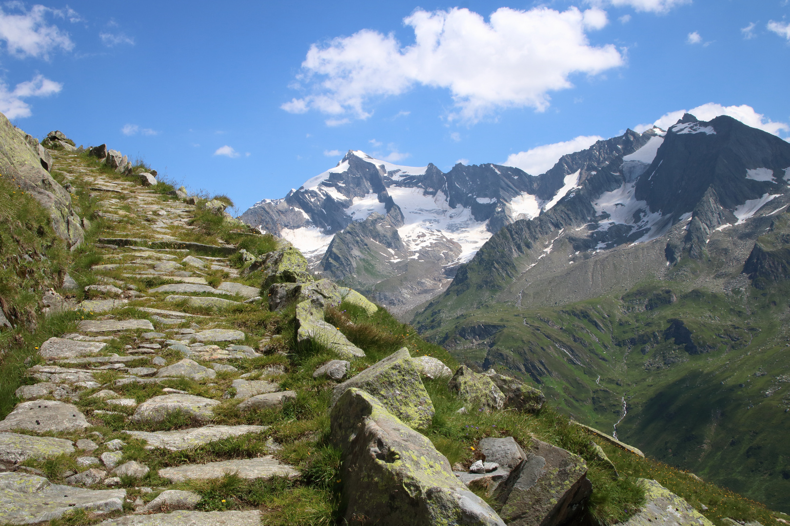 Passweg zu den Krimmler Tauern