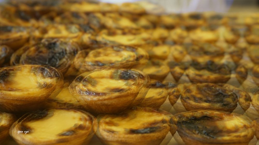 Pastel de Nata - Lissabon -  3D Intertlaced Bild an einem Polfilter Monitor oder 3D TV anschauen.