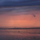 Pastelfarbener Himmel auf Rügen