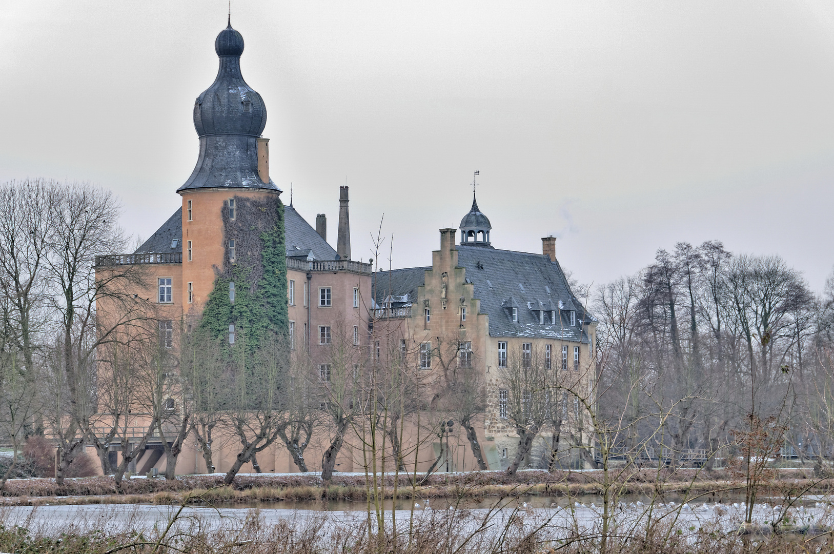 Pastell Castle Schloß Gemen