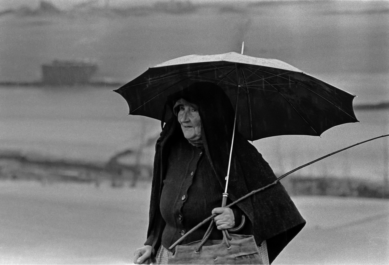 PASTORA BAJO LA LLUVIA