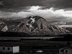 patagonien in schwarz/weiss ..