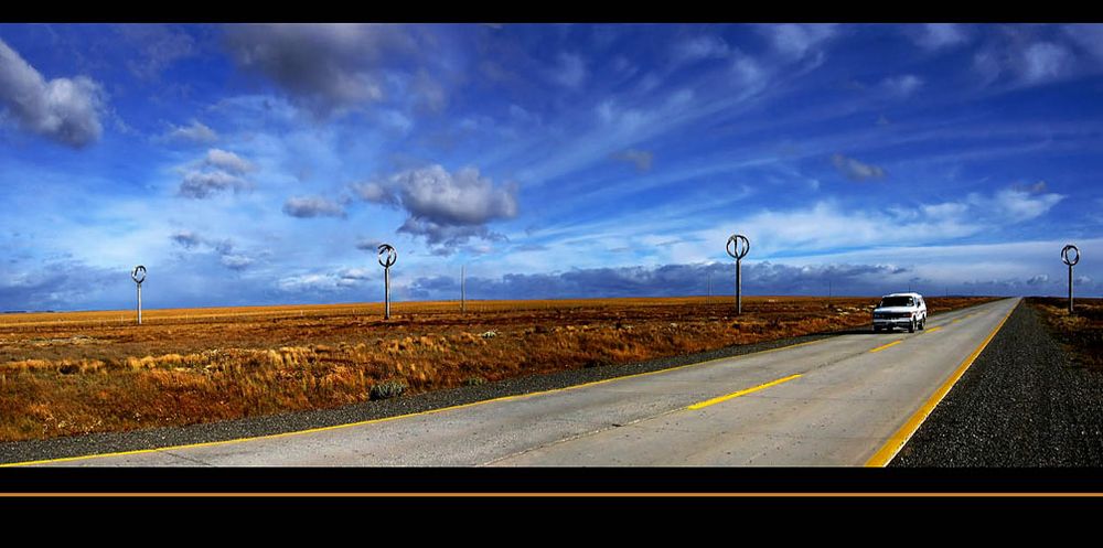 Patagonien - Monumento al Viento - Monument des Windes