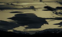 patagonische wolken ...