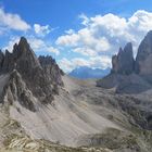 Paternkofel und die Drei Zinnen