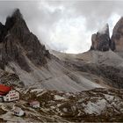 Paternkofel und die Drei Zinnen