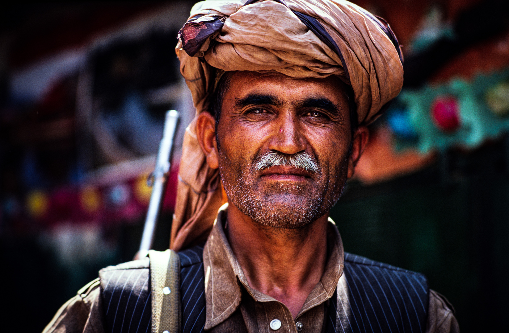 Pathan-Mann, Stammesgebiet an der afghanischen Grenze