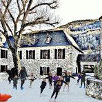 Patinoire en plein air