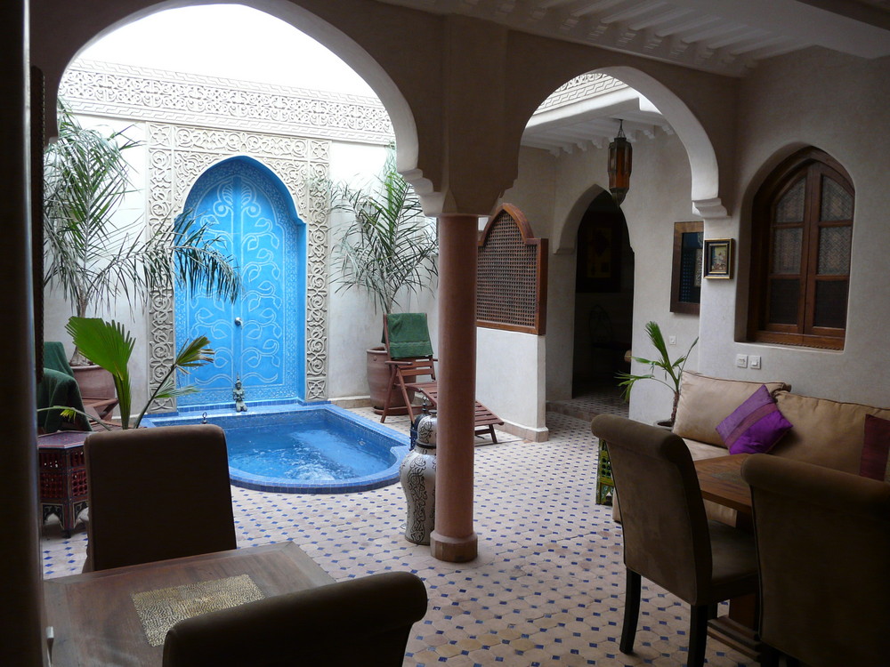 Patio en riad de la kasbah