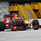 Patrick Friesacher im F1 Red Bull  beim Flughafenfest in Salzburg