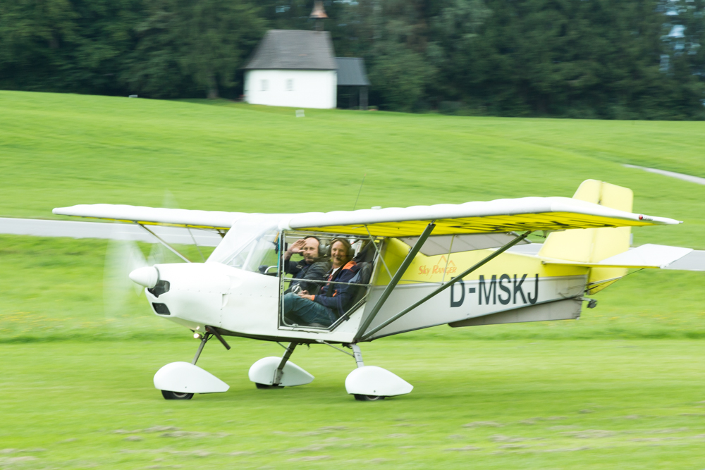 Patrick geht in die Luft