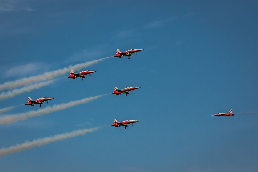 Patroille Suisse F5 Tiger