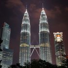 Patronas Towers at night