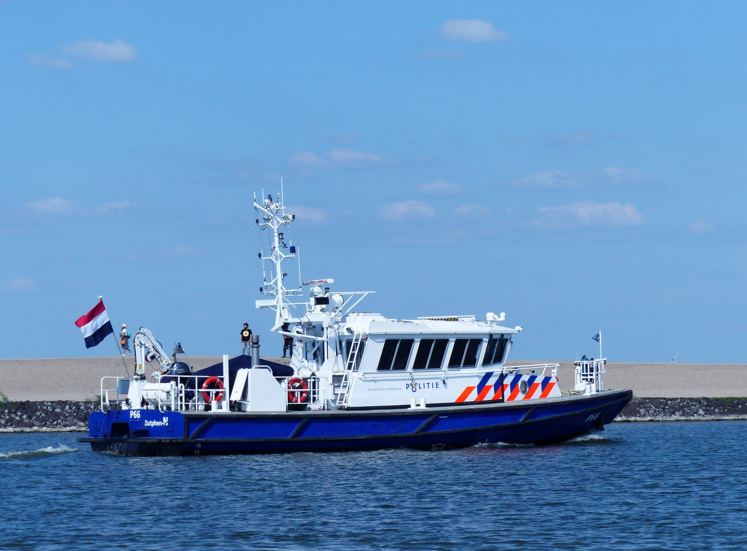 Patrouille auf dem IJsselmeer