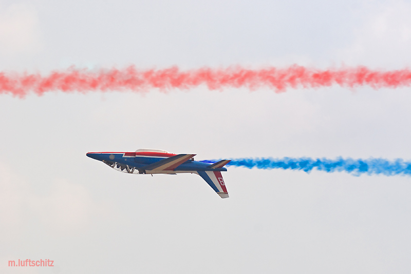 Patrouille de France (F) - kopfüber