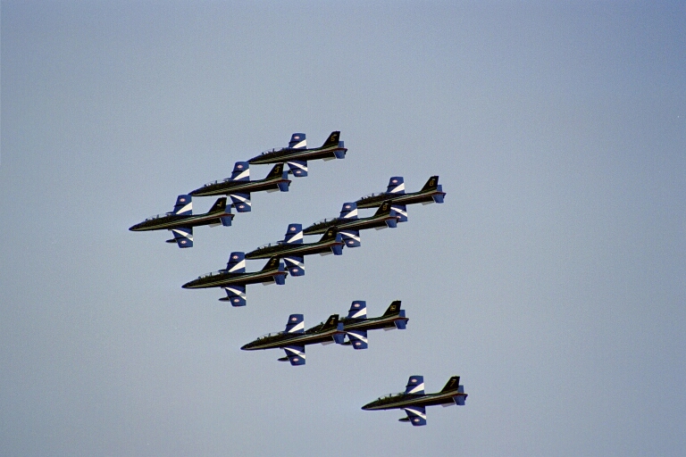 patrouille d'Italie meeting aérien de cazaux