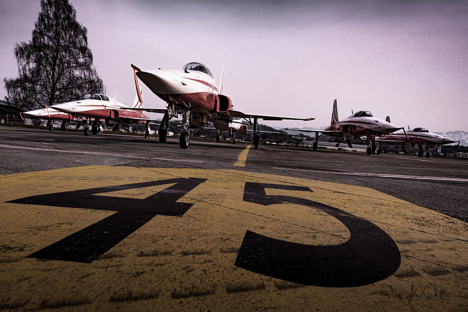 "... Patrouille Suisse... 12.3.22, Airbase Emmen... "