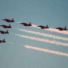 Patrouille Suisse - Abflug nach der ILA2016 